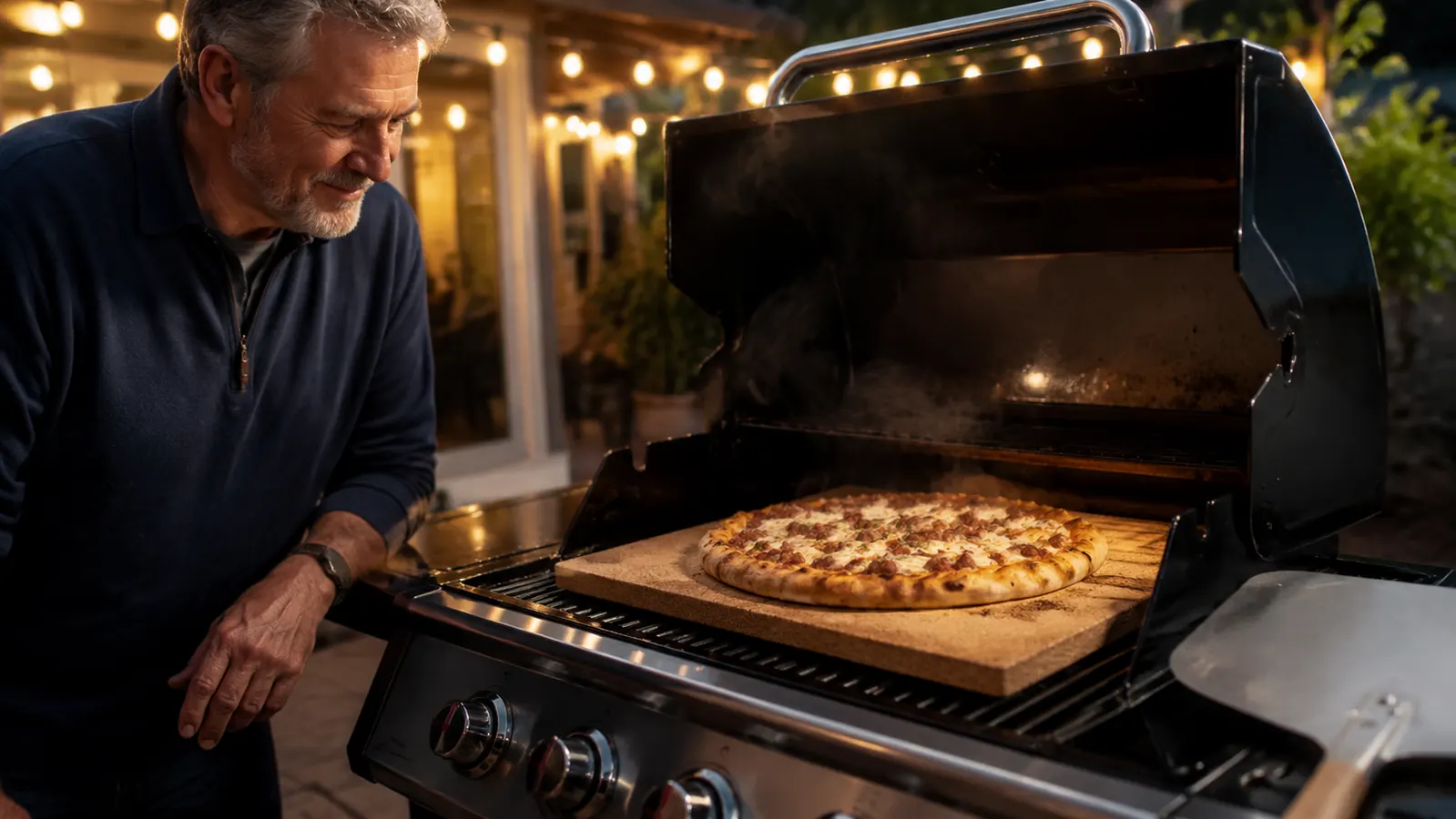 How to Cook Pizza on a Grill With a Pizza Stone