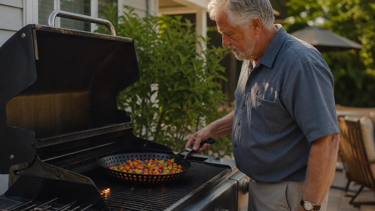 How to Grill Vegetables With a Grill Wok (Without Burning Them)
